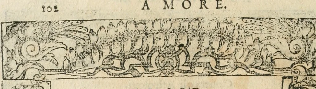 An illustration from Diverse imprese accommodate a diuerse moralità : con versi che i loro significati dichiarano insieme con molte altre nella lingua italiana non piu tradotte, 1564, leaf 105