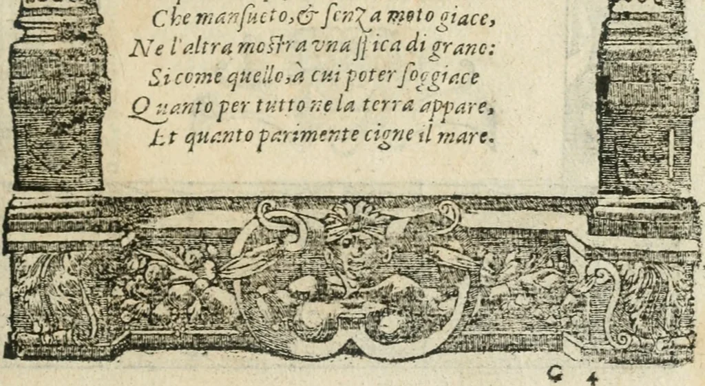 An illustration from Diverse imprese accommodate a diuerse moralità : con versi che i loro significati dichiarano insieme con molte altre nella lingua italiana non piu tradotte, 1564, leaf 106