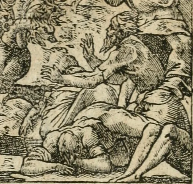 An illustration from Diverse imprese accommodate a diuerse moralità : con versi che i loro significati dichiarano insieme con molte altre nella lingua italiana non piu tradotte, 1564, leaf 11
