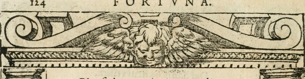 An illustration from Diverse imprese accommodate a diuerse moralità : con versi che i loro significati dichiarano insieme con molte altre nella lingua italiana non piu tradotte, 1564, leaf 127