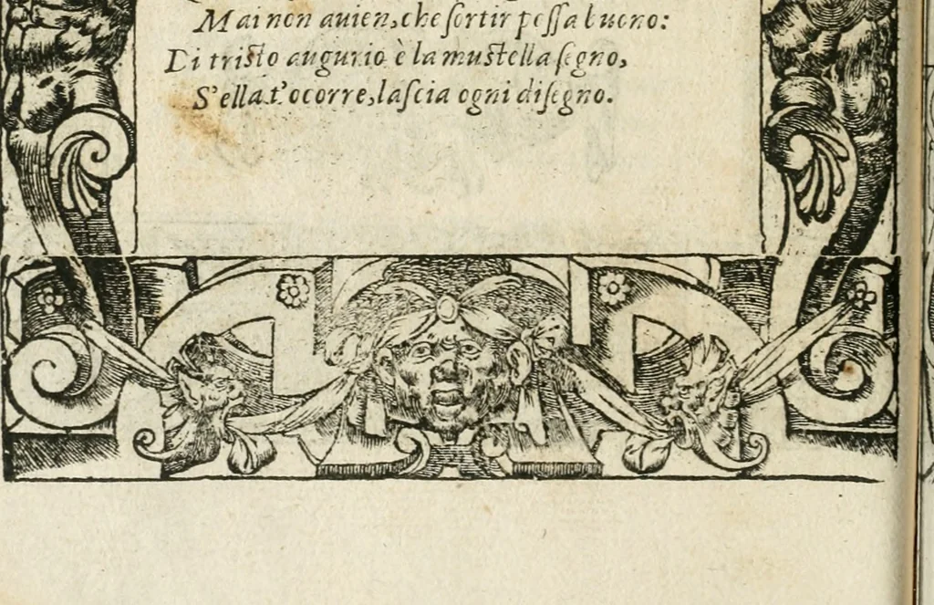 An illustration from Diverse imprese accommodate a diuerse moralità : con versi che i loro significati dichiarano insieme con molte altre nella lingua italiana non piu tradotte, 1564, leaf 127