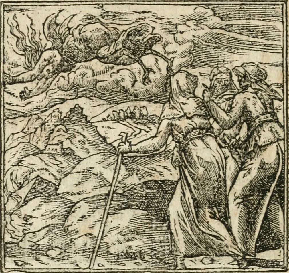 An illustration from Diverse imprese accommodate a diuerse moralità : con versi che i loro significati dichiarano insieme con molte altre nella lingua italiana non piu tradotte, 1564, leaf 131