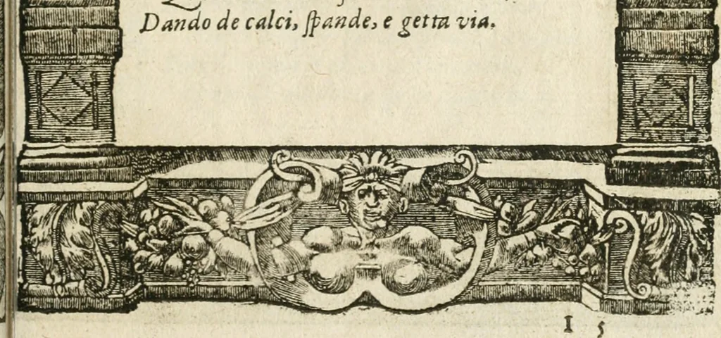An illustration from Diverse imprese accommodate a diuerse moralità : con versi che i loro significati dichiarano insieme con molte altre nella lingua italiana non piu tradotte, 1564, leaf 140