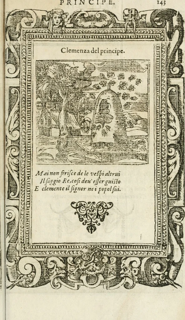 An illustration from Diverse imprese accommodate a diuerse moralità : con versi che i loro significati dichiarano insieme con molte altre nella lingua italiana non piu tradotte, 1564, leaf 146