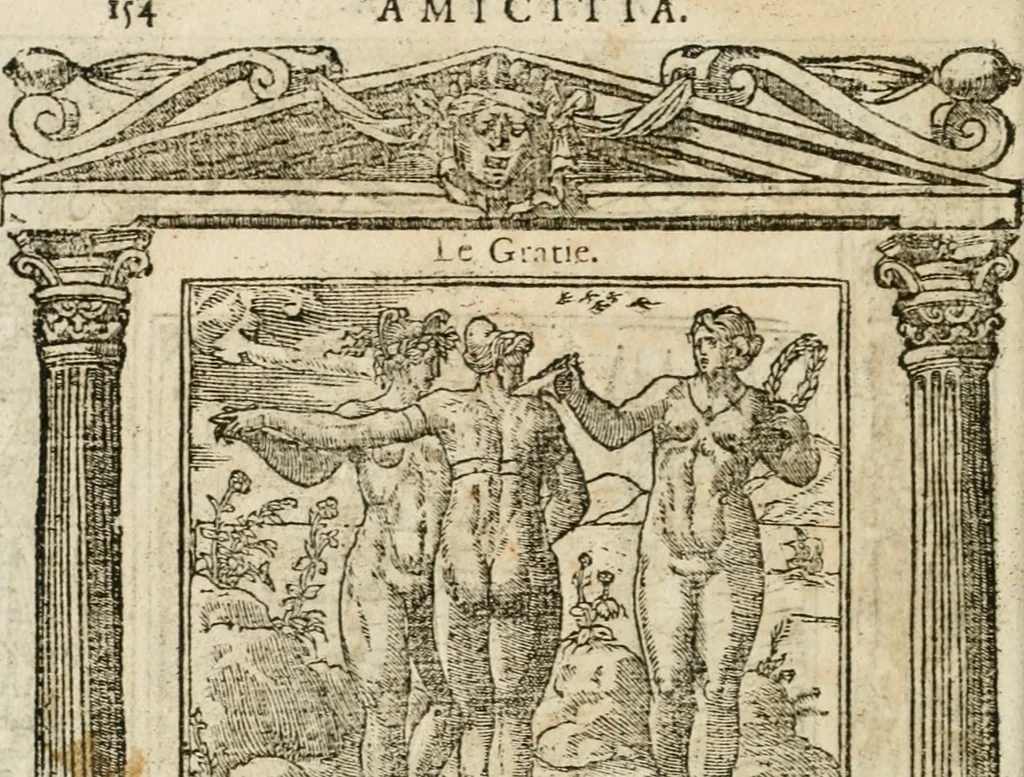 An illustration from Diverse imprese accommodate a diuerse moralità : con versi che i loro significati dichiarano insieme con molte altre nella lingua italiana non piu tradotte, 1564, leaf 157
