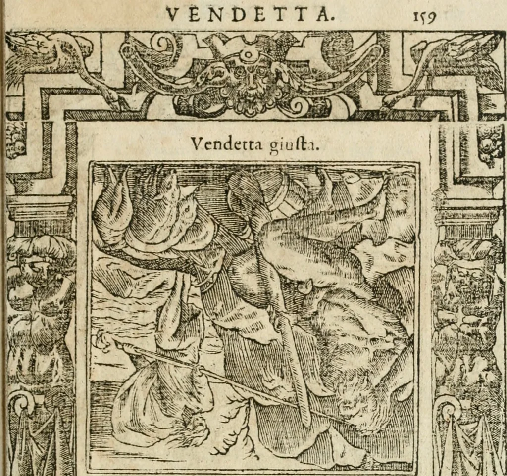 An illustration from Diverse imprese accommodate a diuerse moralità : con versi che i loro significati dichiarano insieme con molte altre nella lingua italiana non piu tradotte, 1564, leaf 162