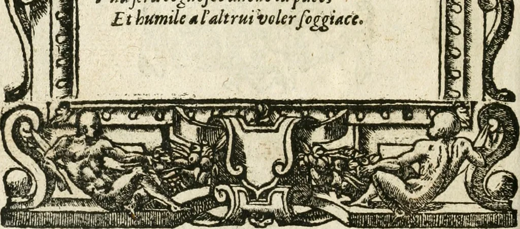 An illustration from Diverse imprese accommodate a diuerse moralità : con versi che i loro significati dichiarano insieme con molte altre nella lingua italiana non piu tradotte, 1564, leaf 169