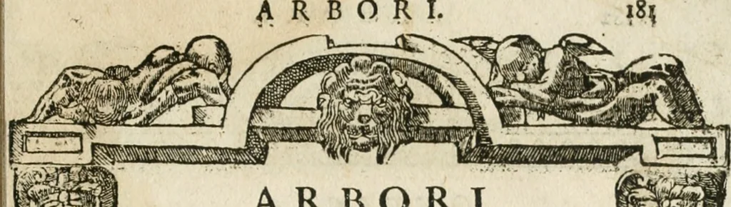 An illustration from Diverse imprese accommodate a diuerse moralità : con versi che i loro significati dichiarano insieme con molte altre nella lingua italiana non piu tradotte, 1564, leaf 182