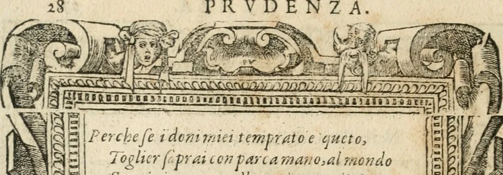 An illustration from Diverse imprese accommodate a diuerse moralità : con versi che i loro significati dichiarano insieme con molte altre nella lingua italiana non piu tradotte, 1564, leaf 31