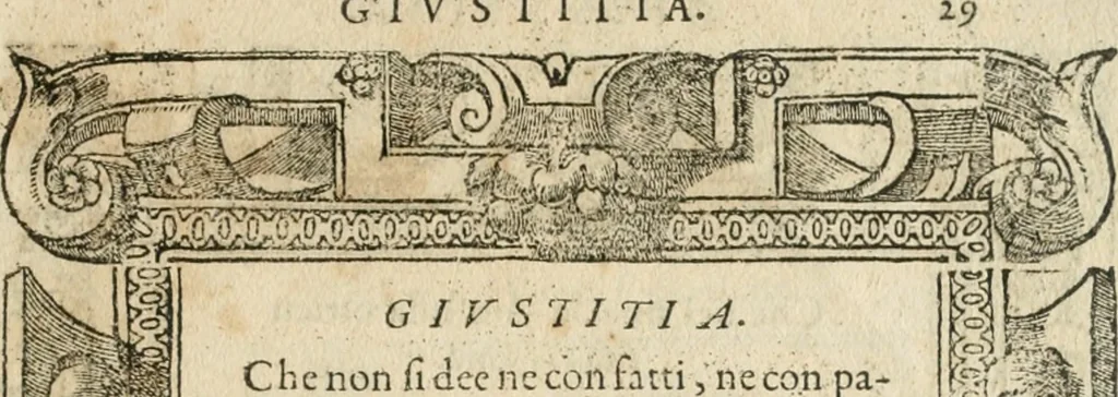 An illustration from Diverse imprese accommodate a diuerse moralità : con versi che i loro significati dichiarano insieme con molte altre nella lingua italiana non piu tradotte, 1564, leaf 32