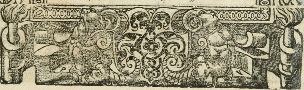 An illustration from Diverse imprese accommodate a diuerse moralità : con versi che i loro significati dichiarano insieme con molte altre nella lingua italiana non piu tradotte, 1564, leaf 32