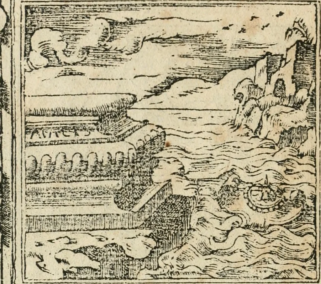 An illustration from Diverse imprese accommodate a diuerse moralità : con versi che i loro significati dichiarano insieme con molte altre nella lingua italiana non piu tradotte, 1564, leaf 33
