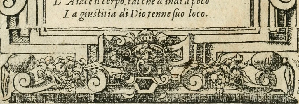 An illustration from Diverse imprese accommodate a diuerse moralità : con versi che i loro significati dichiarano insieme con molte altre nella lingua italiana non piu tradotte, 1564, leaf 33