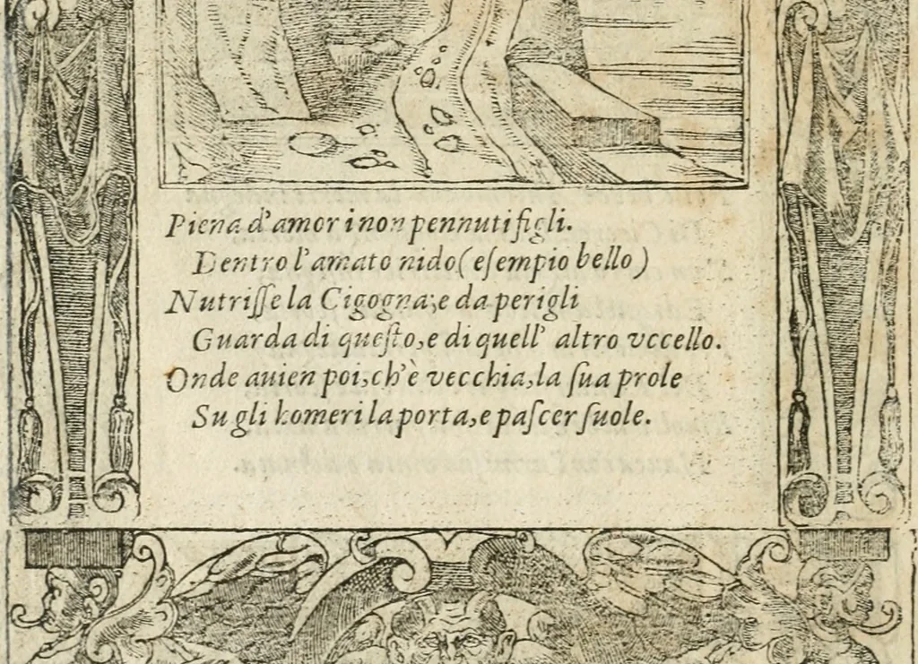 An illustration from Diverse imprese accommodate a diuerse moralità : con versi che i loro significati dichiarano insieme con molte altre nella lingua italiana non piu tradotte, 1564, leaf 35