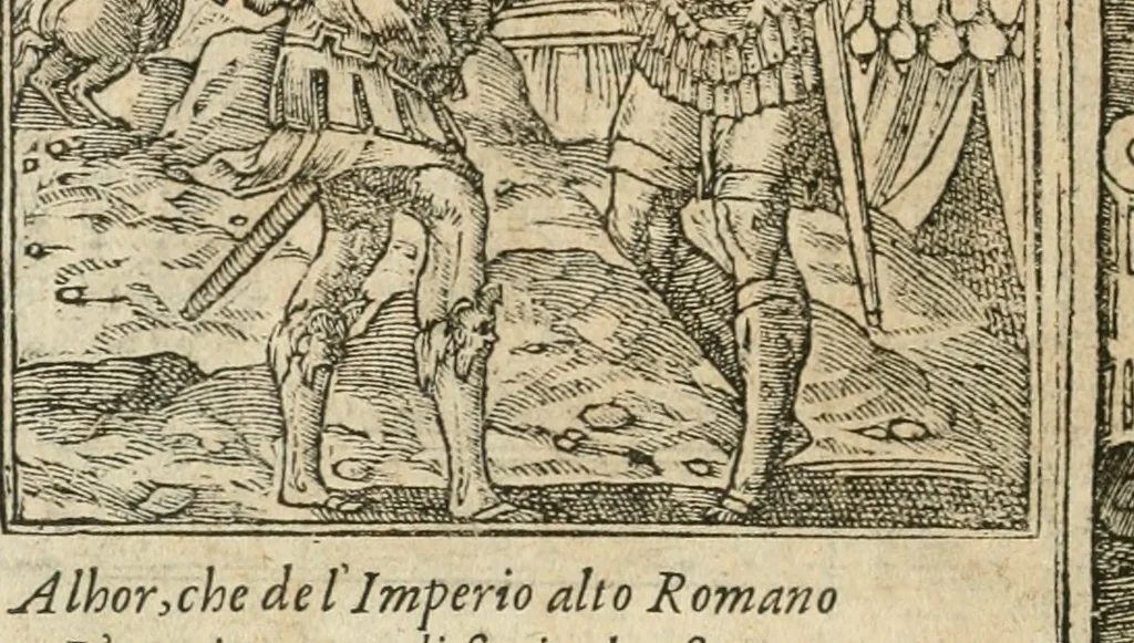 An illustration from Diverse imprese accommodate a diuerse moralità : con versi che i loro significati dichiarano insieme con molte altre nella lingua italiana non piu tradotte, 1564, leaf 43