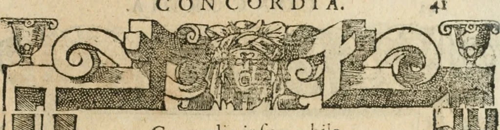 An illustration from Diverse imprese accommodate a diuerse moralità : con versi che i loro significati dichiarano insieme con molte altre nella lingua italiana non piu tradotte, 1564, leaf 44