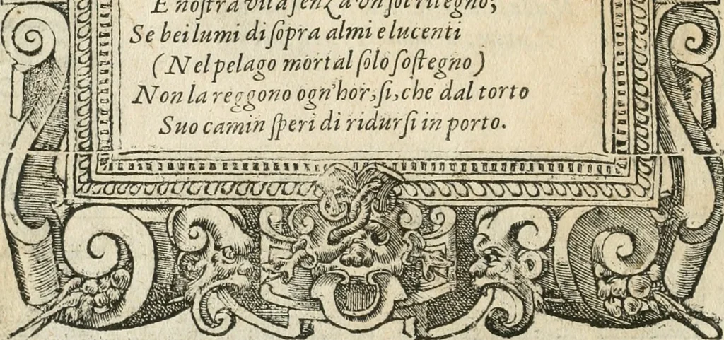 An illustration from Diverse imprese accommodate a diuerse moralità : con versi che i loro significati dichiarano insieme con molte altre nella lingua italiana non piu tradotte, 1564, leaf 47