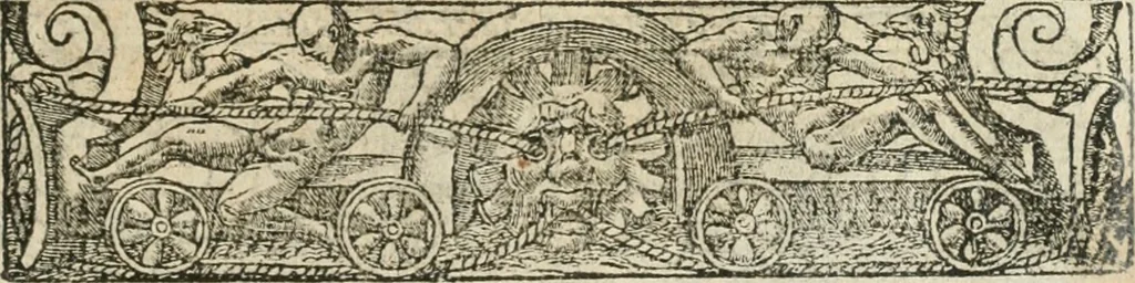An illustration from Diverse imprese accommodate a diuerse moralità : con versi che i loro significati dichiarano insieme con molte altre nella lingua italiana non piu tradotte, 1564, leaf 50