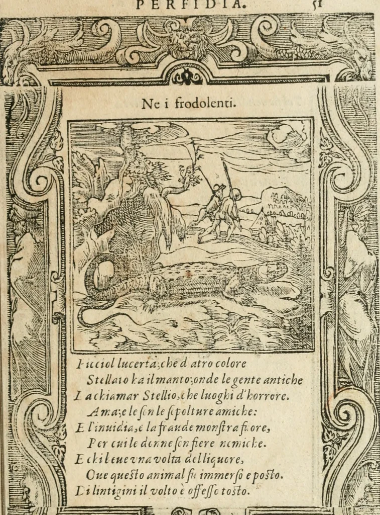 An illustration from Diverse imprese accommodate a diuerse moralità : con versi che i loro significati dichiarano insieme con molte altre nella lingua italiana non piu tradotte, 1564, leaf 54