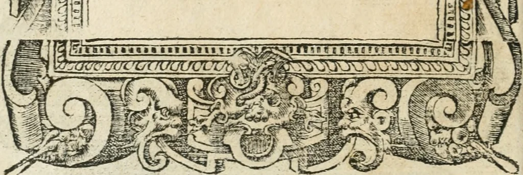 An illustration from Diverse imprese accommodate a diuerse moralità : con versi che i loro significati dichiarano insieme con molte altre nella lingua italiana non piu tradotte, 1564, leaf 57