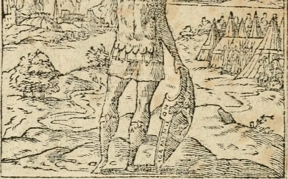 An illustration from Diverse imprese accommodate a diuerse moralità : con versi che i loro significati dichiarano insieme con molte altre nella lingua italiana non piu tradotte, 1564, leaf 61