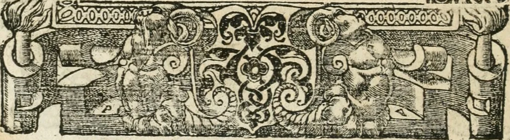 An illustration from Diverse imprese accommodate a diuerse moralità : con versi che i loro significati dichiarano insieme con molte altre nella lingua italiana non piu tradotte, 1564, leaf 61
