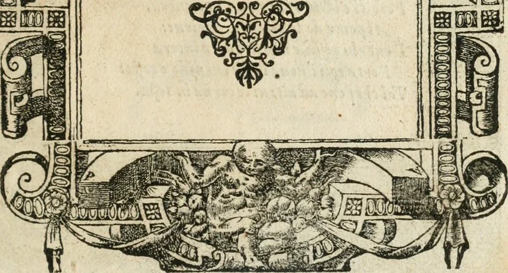 An illustration from Diverse imprese accommodate a diuerse moralità : con versi che i loro significati dichiarano insieme con molte altre nella lingua italiana non piu tradotte, 1564, leaf 64