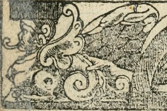 An illustration from Diverse imprese accommodate a diuerse moralità : con versi che i loro significati dichiarano insieme con molte altre nella lingua italiana non piu tradotte, 1564, leaf 7