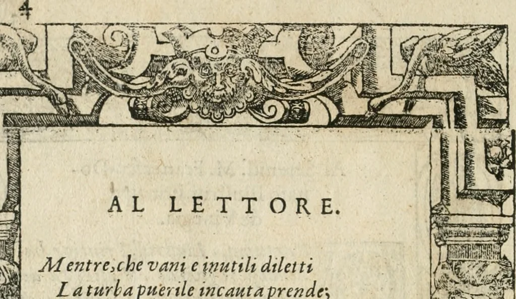 An illustration from Diverse imprese accommodate a diuerse moralità : con versi che i loro significati dichiarano insieme con molte altre nella lingua italiana non piu tradotte, 1564, leaf 7