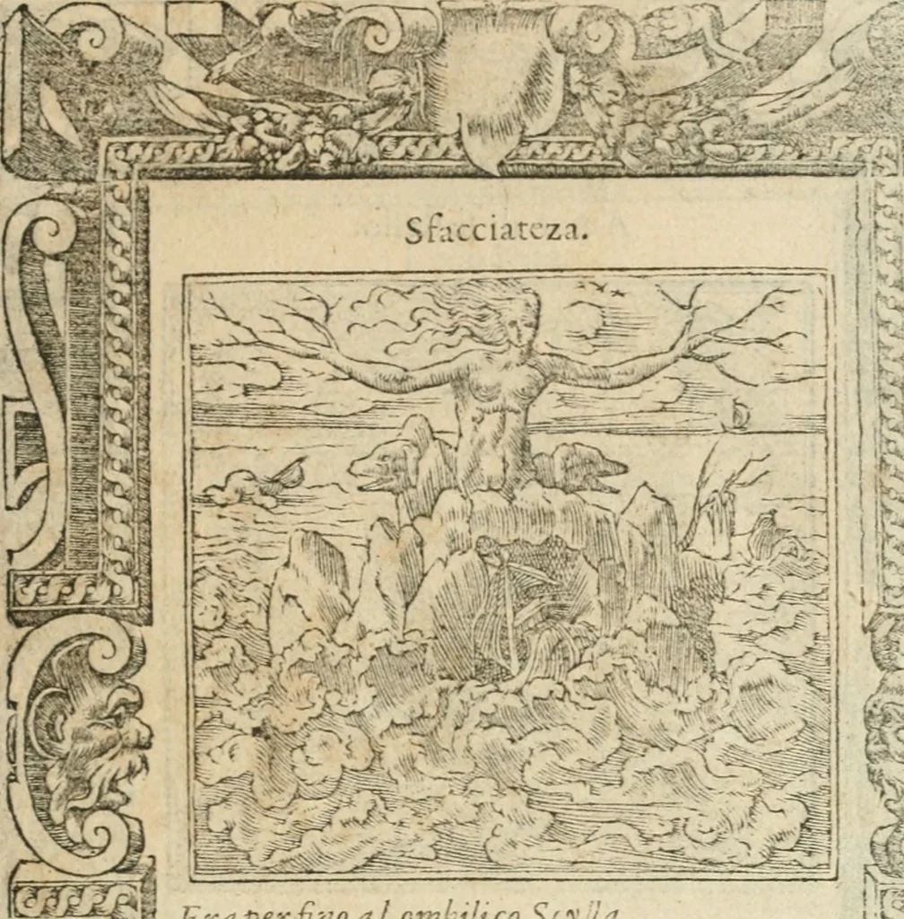 An illustration from Diverse imprese accommodate a diuerse moralità : con versi che i loro significati dichiarano insieme con molte altre nella lingua italiana non piu tradotte, 1564, leaf 70