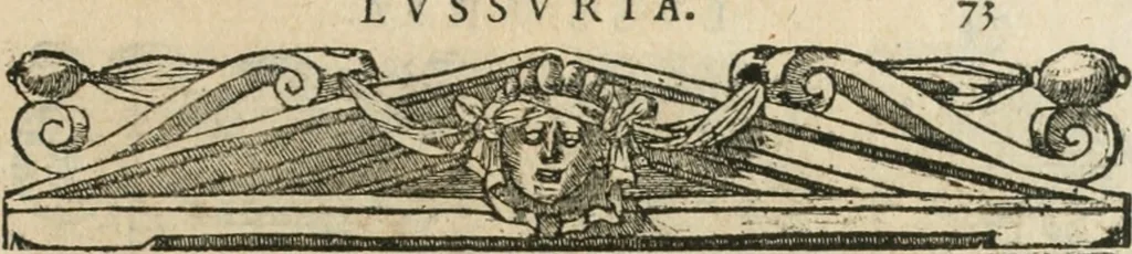 An illustration from Diverse imprese accommodate a diuerse moralità : con versi che i loro significati dichiarano insieme con molte altre nella lingua italiana non piu tradotte, 1564, leaf 76