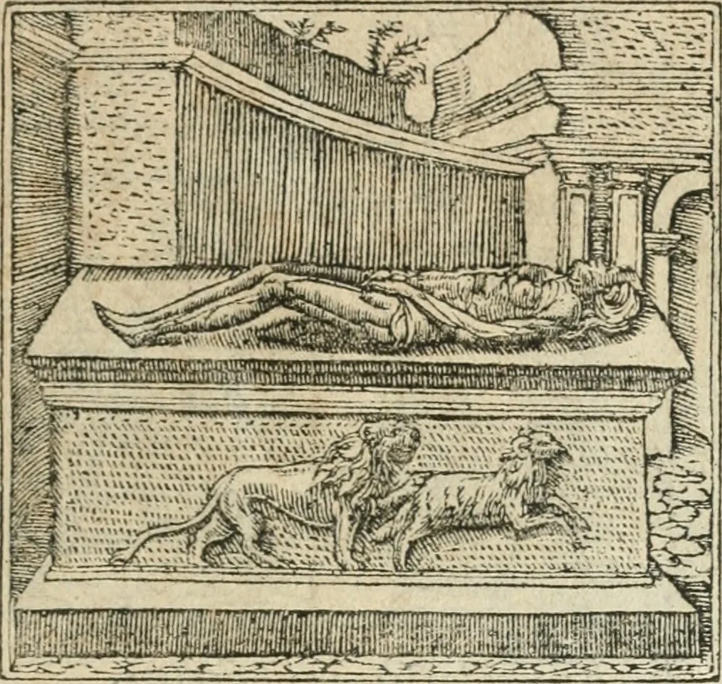 An illustration from Diverse imprese accommodate a diuerse moralità : con versi che i loro significati dichiarano insieme con molte altre nella lingua italiana non piu tradotte, 1564, leaf 76