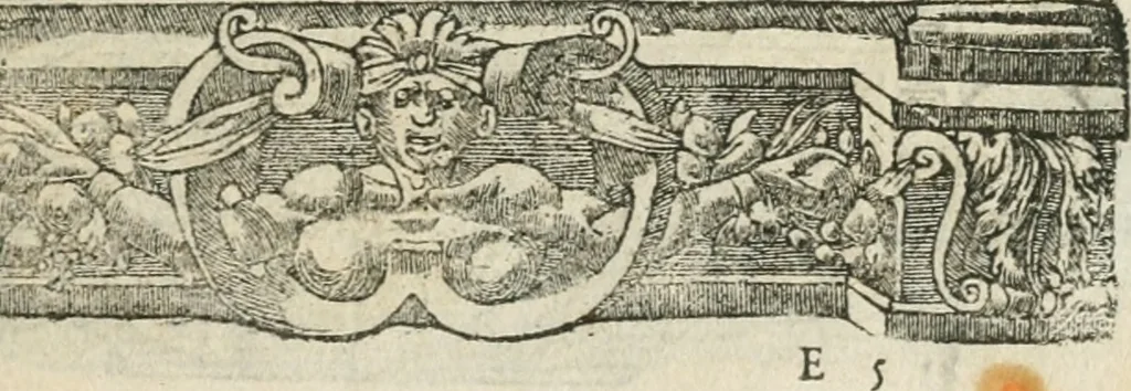 An illustration from Diverse imprese accommodate a diuerse moralità : con versi che i loro significati dichiarano insieme con molte altre nella lingua italiana non piu tradotte, 1564, leaf 76