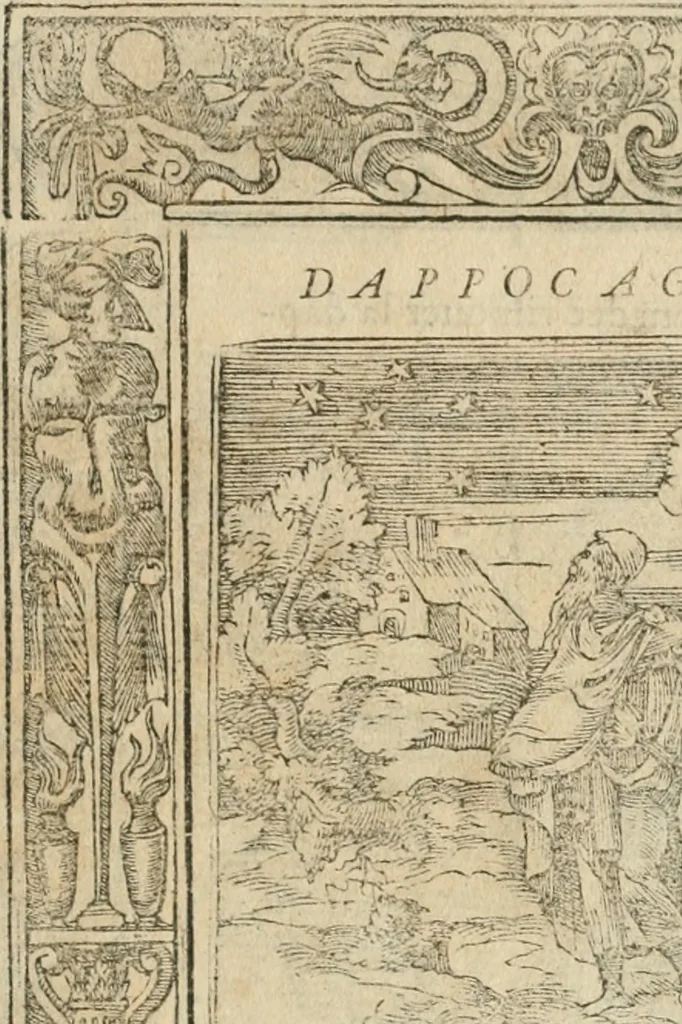 An illustration from Diverse imprese accommodate a diuerse moralità : con versi che i loro significati dichiarano insieme con molte altre nella lingua italiana non piu tradotte, 1564, leaf 82