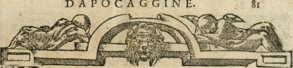 An illustration from Diverse imprese accommodate a diuerse moralità : con versi che i loro significati dichiarano insieme con molte altre nella lingua italiana non piu tradotte, 1564, leaf 84