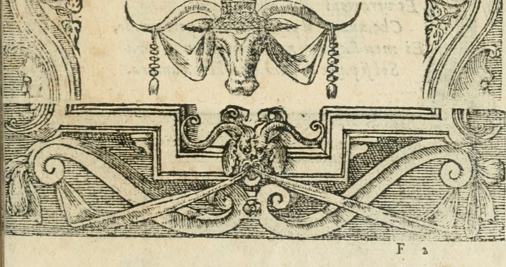An illustration from Diverse imprese accommodate a diuerse moralità : con versi che i loro significati dichiarano insieme con molte altre nella lingua italiana non piu tradotte, 1564, leaf 86