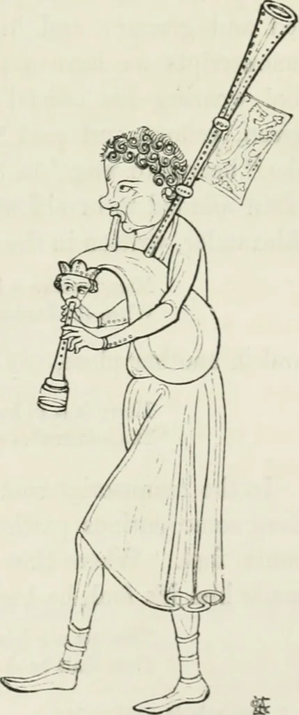 An illustration from Some account of domestic architecture in England from Edward I to Richard II, with notices of foreign examples and numerous illustrations of existing remains from original drawings, 1882, leaf 122