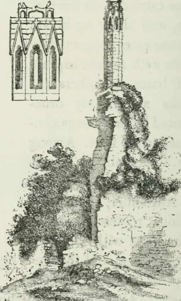 An illustration from Some account of domestic architecture in England from Edward I to Richard II, with notices of foreign examples and numerous illustrations of existing remains from original drawings, 1882, leaf 149