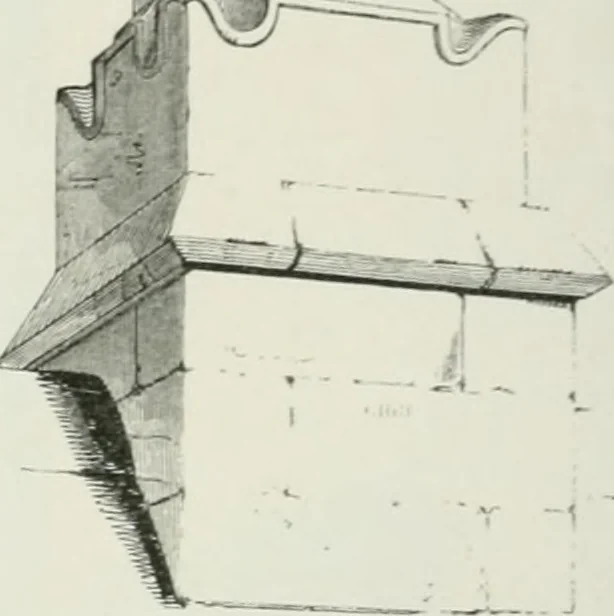 An illustration from Some account of domestic architecture in England from Edward I to Richard II, with notices of foreign examples and numerous illustrations of existing remains from original drawings, 1882, leaf 153