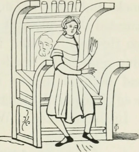 An illustration from Some account of domestic architecture in England from Edward I to Richard II, with notices of foreign examples and numerous illustrations of existing remains from original drawings, 1882, leaf 158