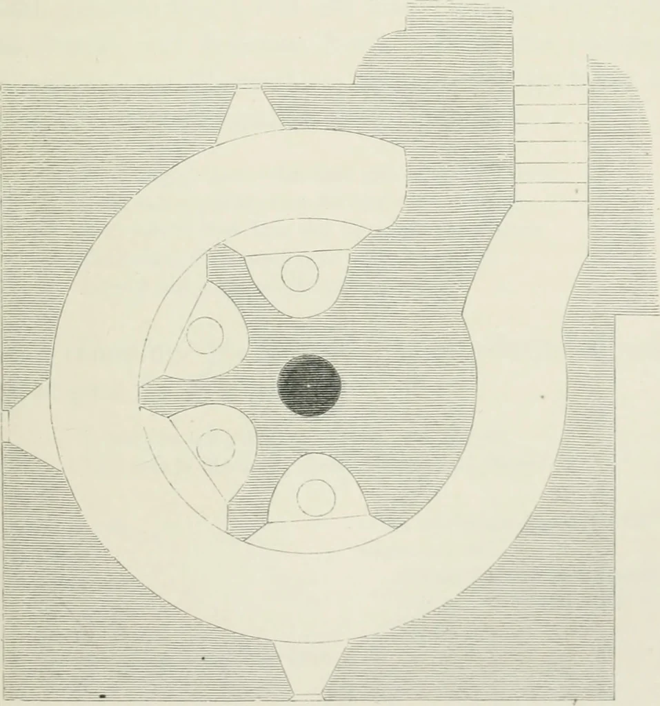 An illustration from Some account of domestic architecture in England from Edward I to Richard II, with notices of foreign examples and numerous illustrations of existing remains from original drawings, 1882, leaf 184