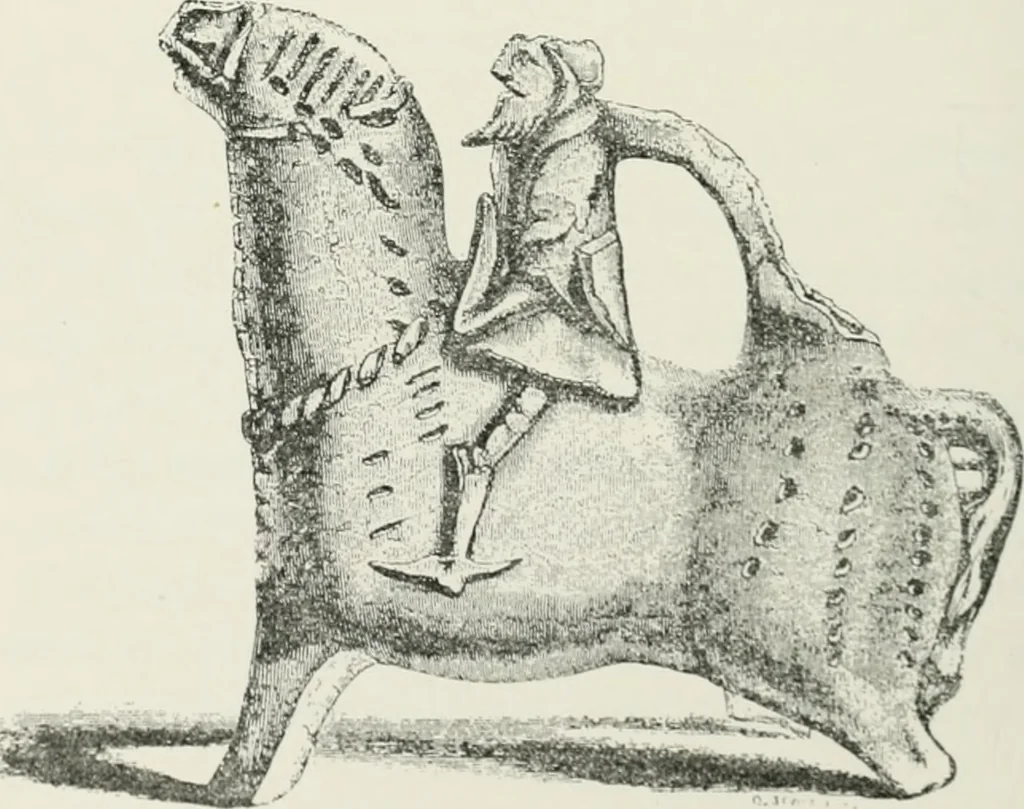 An illustration from Some account of domestic architecture in England from Edward I to Richard II, with notices of foreign examples and numerous illustrations of existing remains from original drawings, 1882, leaf 207