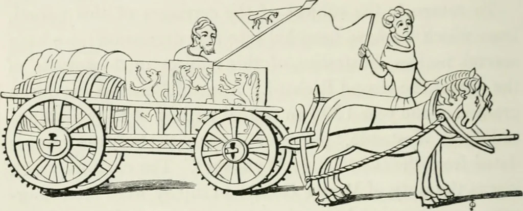 An illustration from Some account of domestic architecture in England from Edward I to Richard II, with notices of foreign examples and numerous illustrations of existing remains from original drawings, 1882, leaf 227