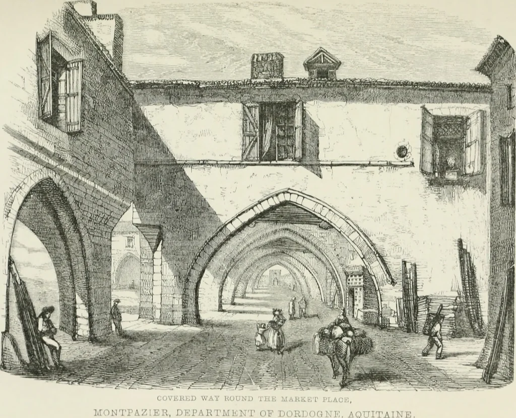 An illustration from Some account of domestic architecture in England from Edward I to Richard II, with notices of foreign examples and numerous illustrations of existing remains from original drawings, 1882, leaf 242