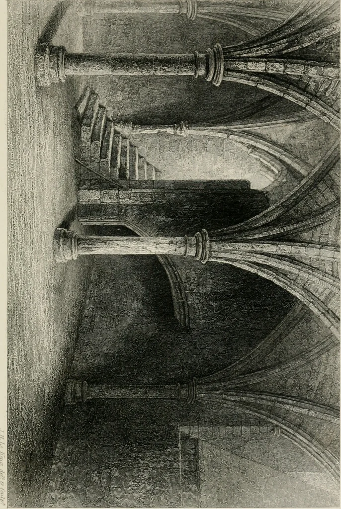 An illustration from Some account of domestic architecture in England from Edward I to Richard II, with notices of foreign examples and numerous illustrations of existing remains from original drawings, 1882, leaf 284