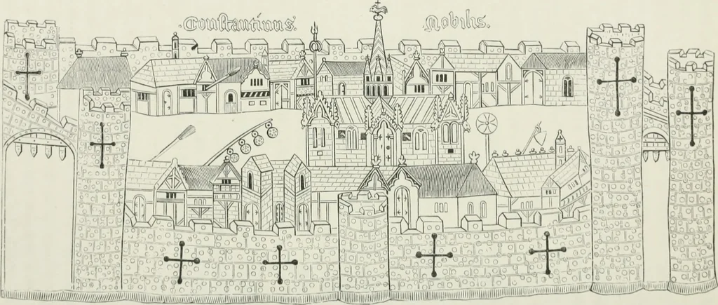 An illustration from Some account of domestic architecture in England from Edward I to Richard II, with notices of foreign examples and numerous illustrations of existing remains from original drawings, 1882, leaf 291