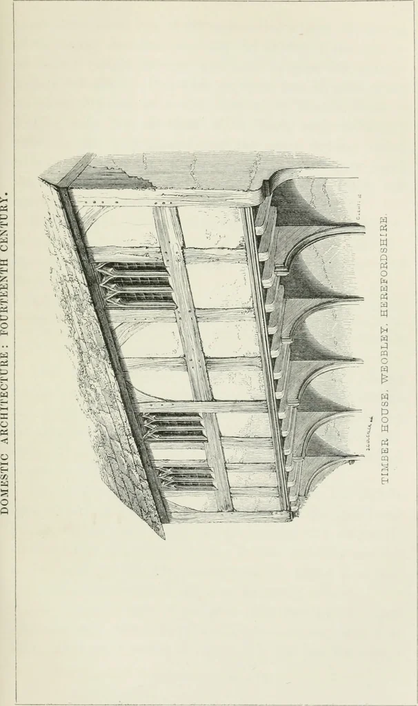 An illustration from Some account of domestic architecture in England from Edward I to Richard II, with notices of foreign examples and numerous illustrations of existing remains from original drawings, 1882, leaf 294