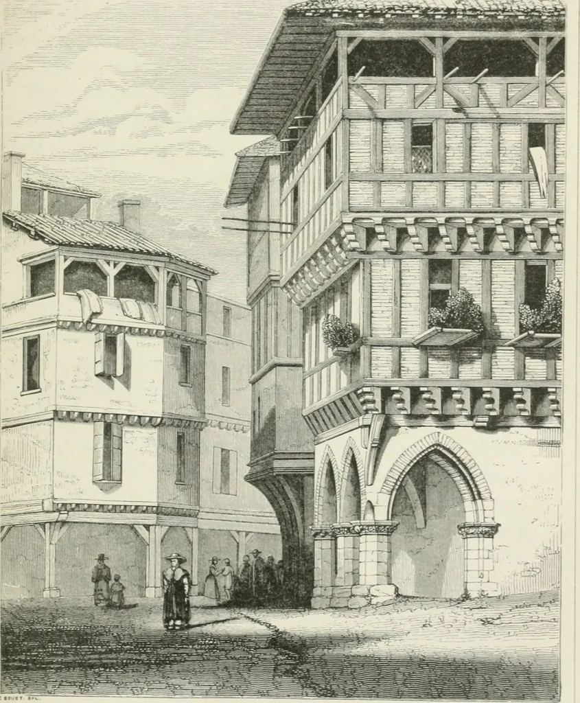 An illustration from Some account of domestic architecture in England from Edward I to Richard II, with notices of foreign examples and numerous illustrations of existing remains from original drawings, 1882, leaf 298
