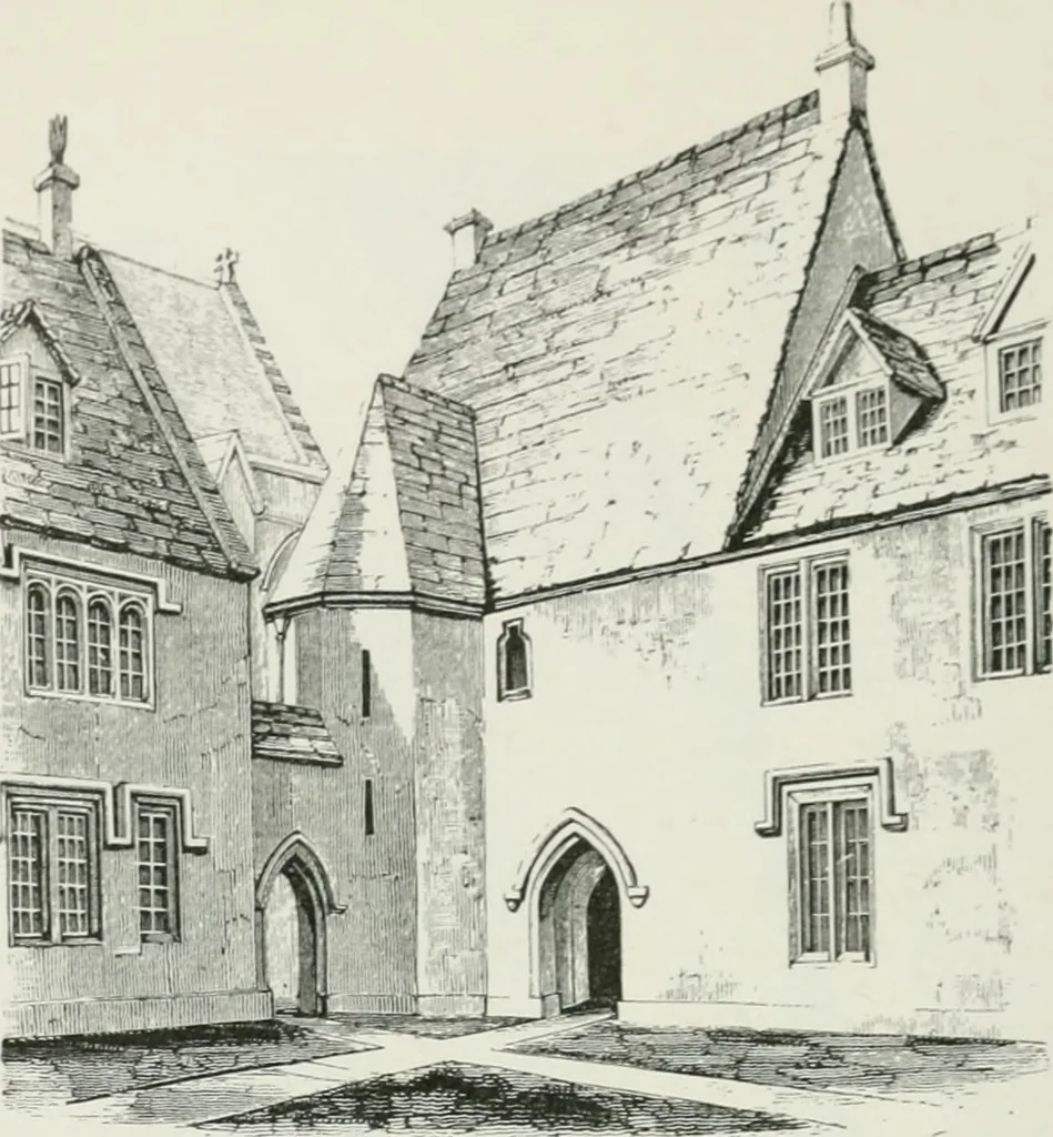 An illustration from Some account of domestic architecture in England from Edward I to Richard II, with notices of foreign examples and numerous illustrations of existing remains from original drawings, 1882, leaf 305