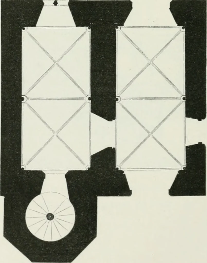 An illustration from Some account of domestic architecture in England from Edward I to Richard II, with notices of foreign examples and numerous illustrations of existing remains from original drawings, 1882, leaf 305